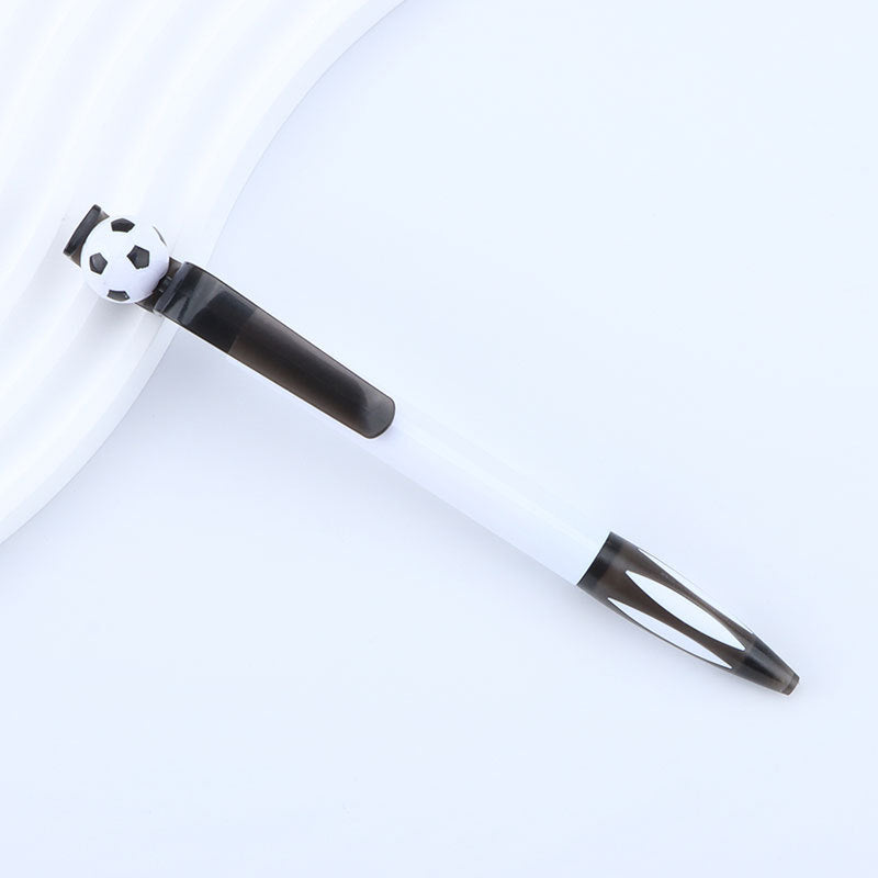 Creative Rotating Soccer Ball Pen – Promotional Stress Relief Ballpoint Pen with Spinning Soccer Design
